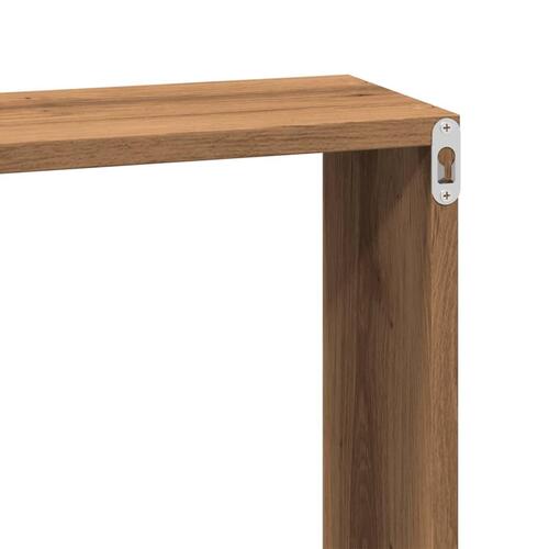 Vægskab 60x16x30 cm konstrueret træ kunsteg