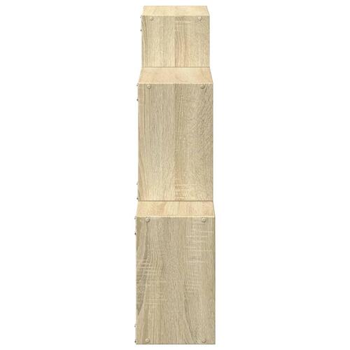 Vægskab 78x18x71 cm konstrueret træ sonoma-eg