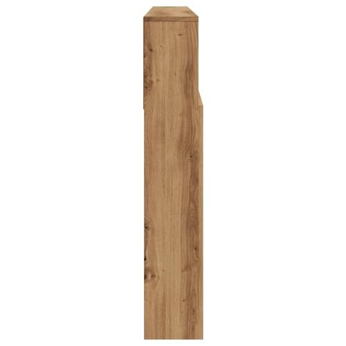 Sengegavl med opbevaring 102x29x143 cm konstrueret træ kunsttræ