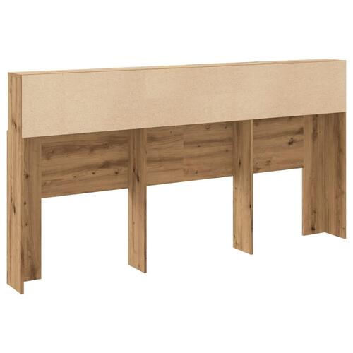 Sengegavl med opbevaring 102x29x143 cm konstrueret træ kunsttræ