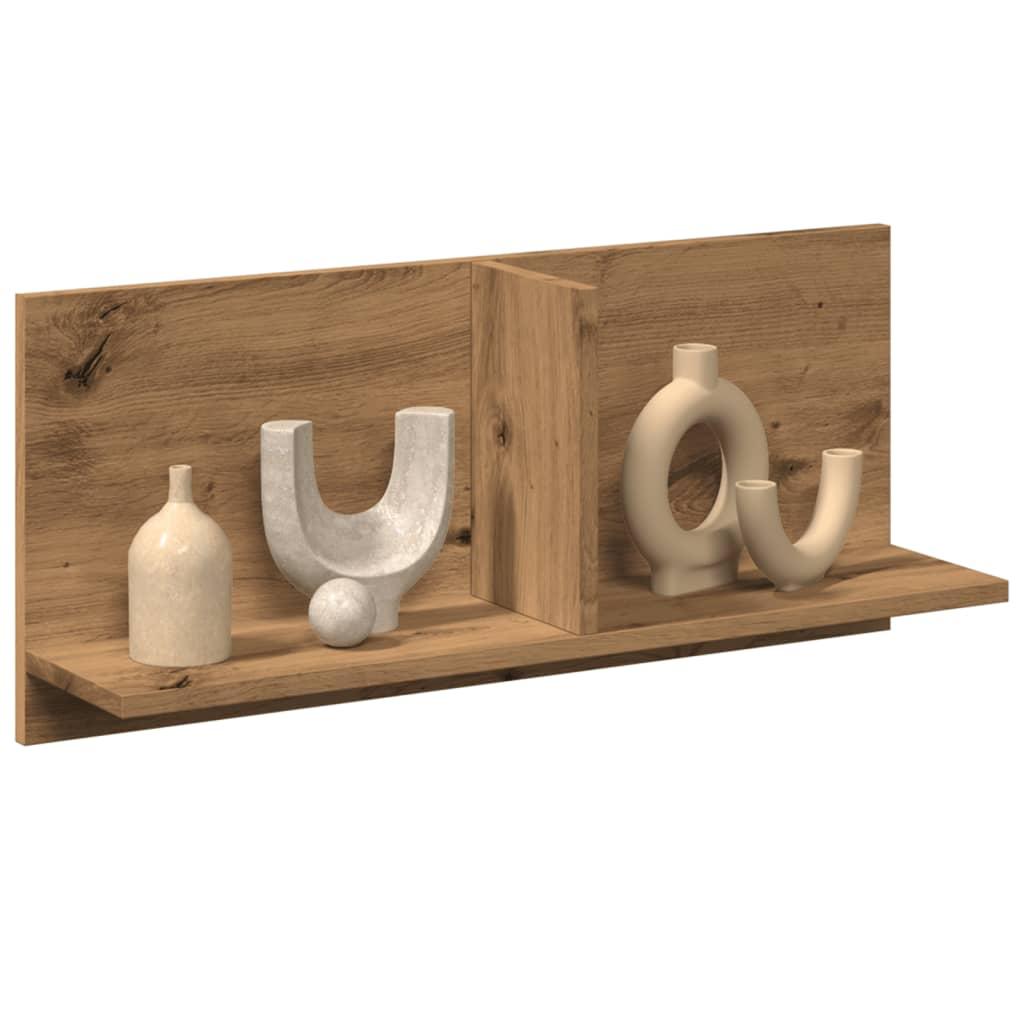 Vægskab 70x16,5x30 cm konstrueret træ kunsteg