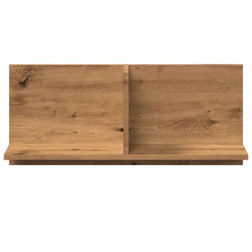 Vægskab 70x16,5x30 cm konstrueret træ kunsteg