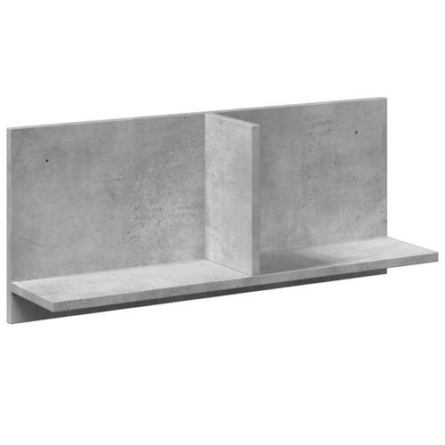 Vægskab 70x16,5x30 cm konstrueret træ betongrå
