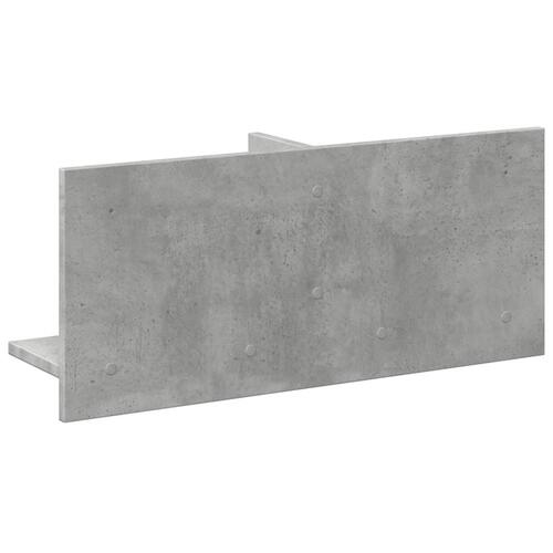 Vægskab 70x16,5x30 cm konstrueret træ betongrå