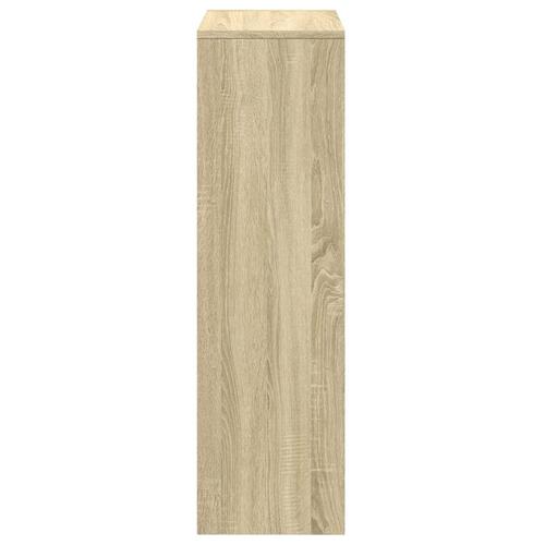 Bogreol/rumdeler 99x29x99cm 3niveauer konstrueret træ sonoma-eg