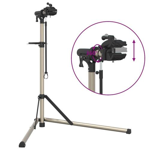 Reparationsstativ til cykler 102-160 cm foldbart aluminium