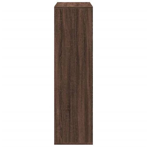 Bogreol/rumdeler 69,5x29x103,5 cm konstrueret træ brun egetræ