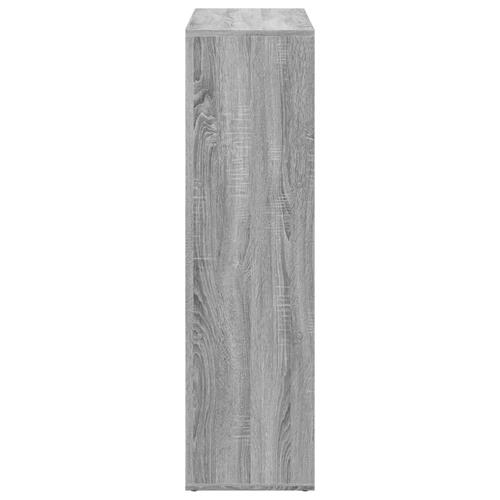 Bogreol/rumdeler 102x29x103,5 cm konstrueret træ grå sonoma-eg