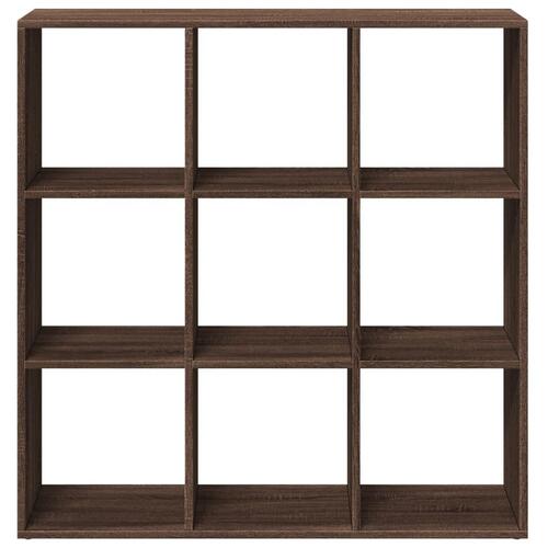 Bogreol/rumdeler 102x29x103,5 cm konstrueret træ brun egetræ
