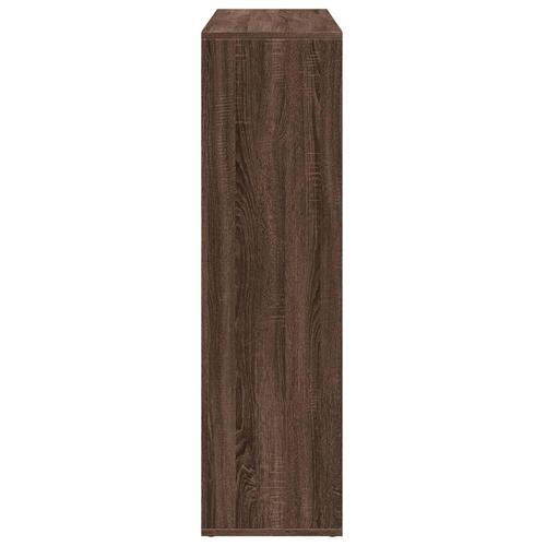Bogreol/rumdeler 102x29x103,5 cm konstrueret træ brun egetræ