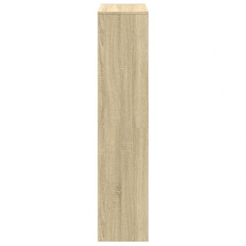 Bogreol/rumdeler i konstrueret træ - 131,5 × 29 × 131,5 cm, sonoma-eg