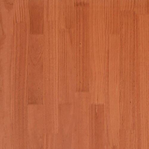 Sengeramme uden madras 100x200 cm massivt fyrretræ gyldenbrun