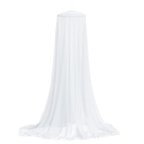 Myggenet til seng 56x56x220 cm trådnet hvid