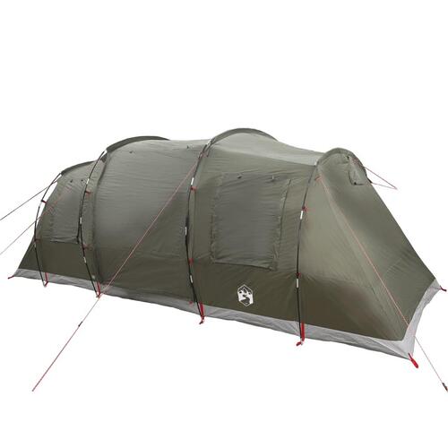 4-personers campingtelt vandafvisende olivengrøn