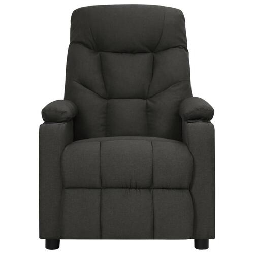 Eldrevet massagestol stof sort