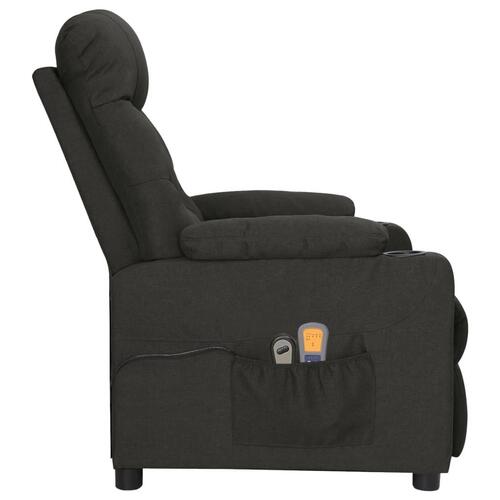 Eldrevet massagestol stof sort