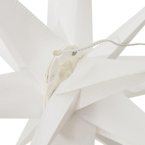 Foldbar juledekoration med LED-lys 43 cm - hvid