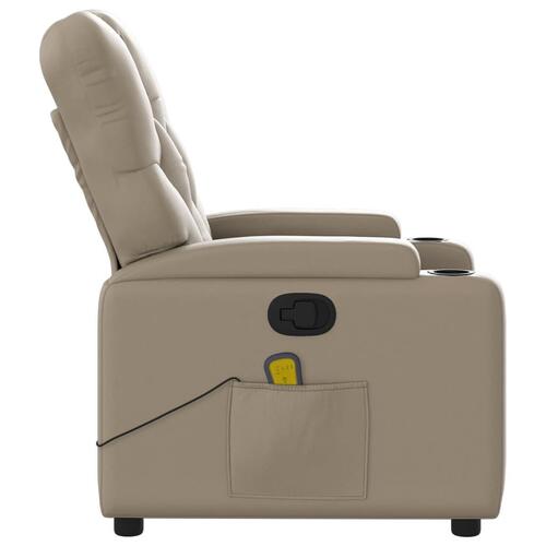 Massagestol kunstlæder cappuccino