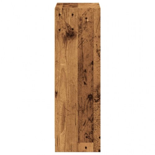 Bogreol 40×24×76 cm - konstrueret træ, antikt træ