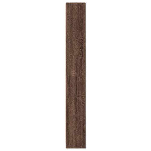 Bogreol 40x24x176 cm konstrueret træ brun egetræsfarve