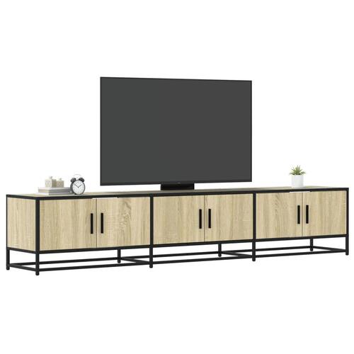 Tv-bord 210x35x41 cm konstrueret træ sonoma-eg