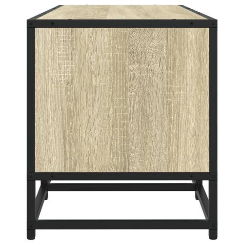 Tv-bord 210x35x41 cm konstrueret træ sonoma-eg
