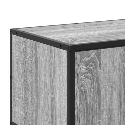 Tv-bord 210x35x41 cm konstrueret træ grå sonoma-eg