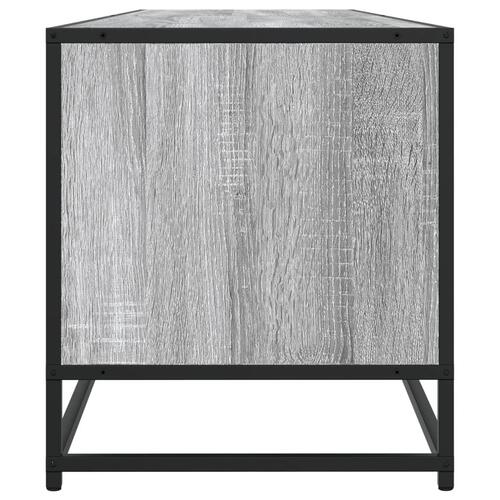 Tv-bord 180x40x46 cm konstrueret træ grå sonoma-eg