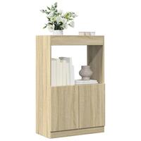 Skab 63x33x100 cm konstrueret træ sonoma-eg
