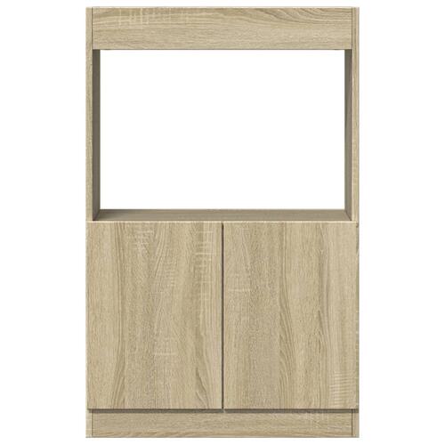 Skab 63x33x100 cm konstrueret træ sonoma-eg