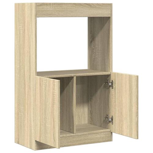Skab 63x33x100 cm konstrueret træ sonoma-eg