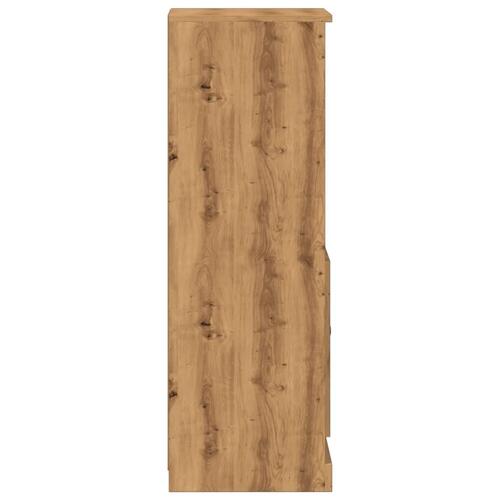 Skænk 36x35,5x103,5 cm konstrueret træ egetræsfarve