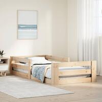 Sengeramme uden madras 90x190 cm massivt fyrretræ