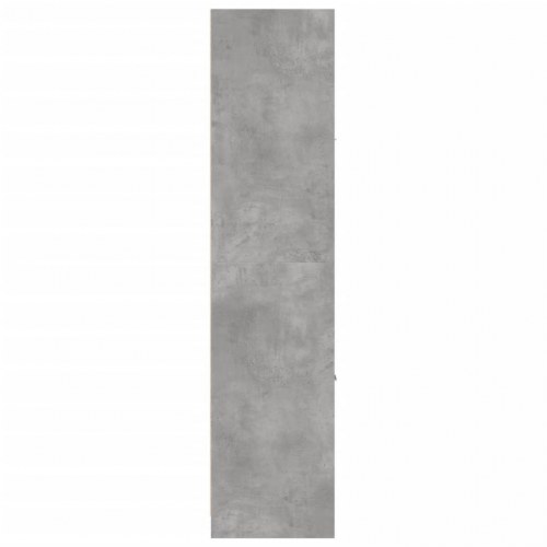 Apotekerskab 40×40,5×174,5 cm i konstrueret træ - betongrå