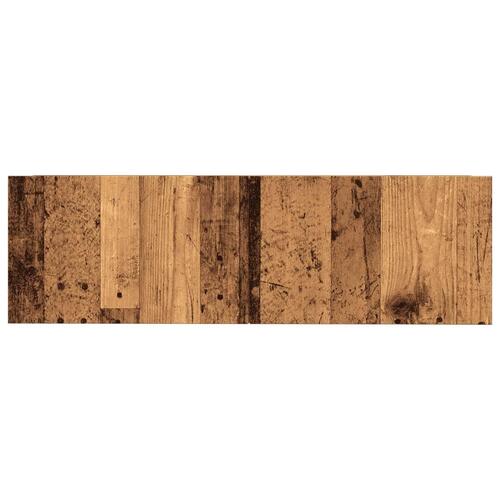 Væghængte tv-borde 2 stk. 80x30x30 cm gammelt træ-look