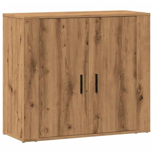 Skænk 80x33x70 cm konstrueret træ egetræsfarve