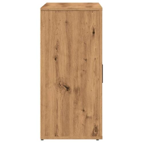 Skænk 80x33x70 cm konstrueret træ egetræsfarve