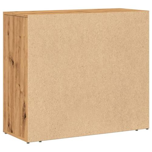 Skænk 80x33x70 cm konstrueret træ egetræsfarve