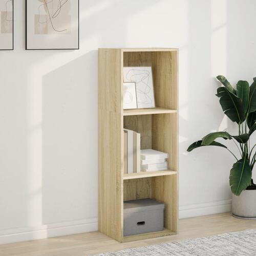 Bogreol 40x30x114 cm konstrueret træ sonoma-eg