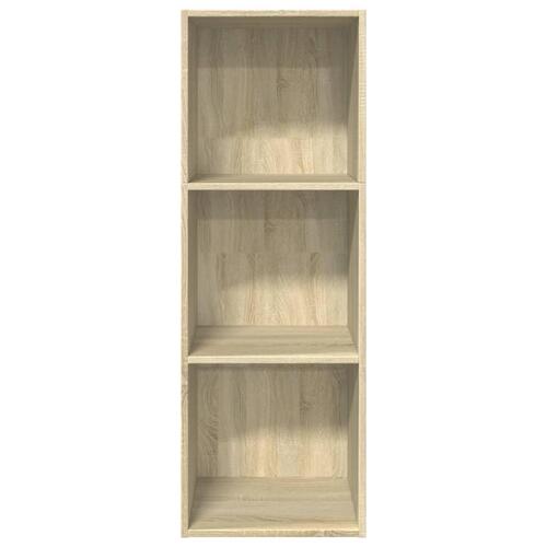 Bogreol 40x30x114 cm konstrueret træ sonoma-eg
