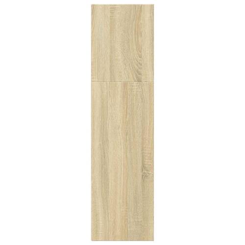 Bogreol 40x30x114 cm konstrueret træ sonoma-eg