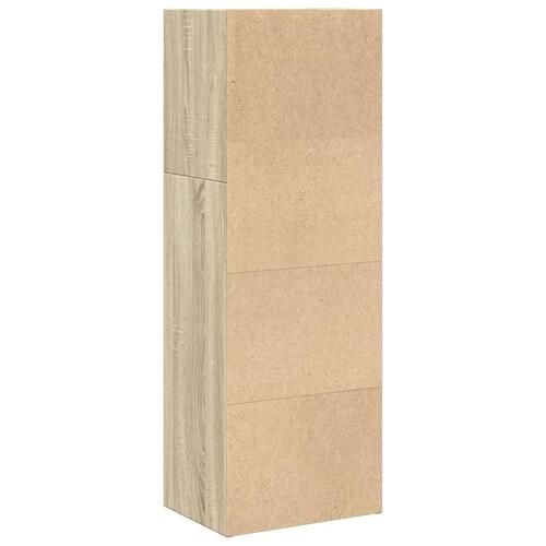 Bogreol 40x30x114 cm konstrueret træ sonoma-eg