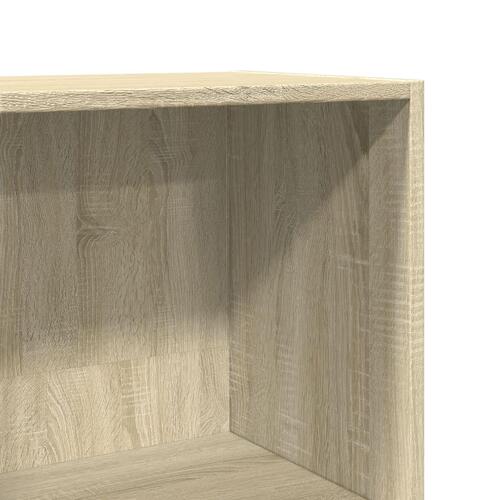 Bogreol 40x30x114 cm konstrueret træ sonoma-eg
