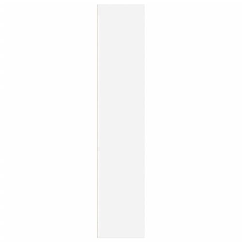 Bogreol 40x30x152 cm konstrueret træ hvid