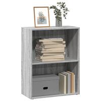 Bogreol 60x30x77 cm konstrueret træ grå sonoma-eg