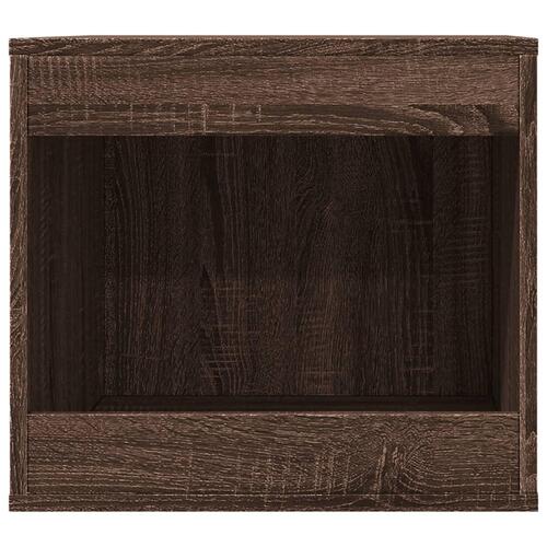 Toiletskjuler kattebakke 47x59x42 cm konstrueret træ brunt eg