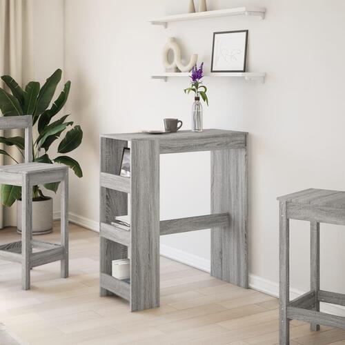 Barbord med stativer 90x40x103,5 cm konstrueret træ