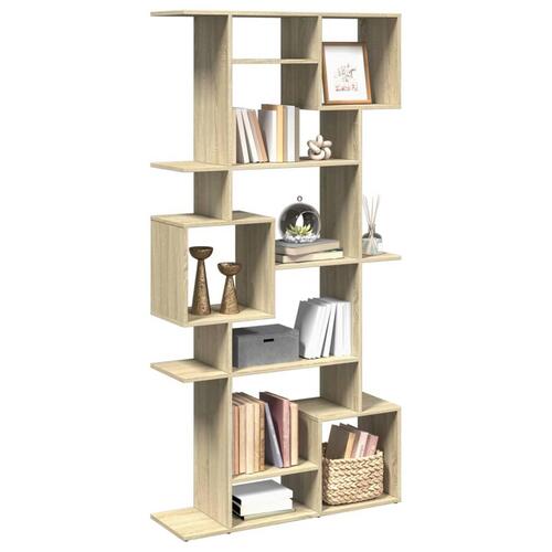 Bogskab 92x29x188 cm konstrueret træ sonoma-eg