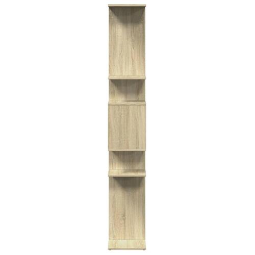 Bogskab 92x29x188 cm konstrueret træ sonoma-eg