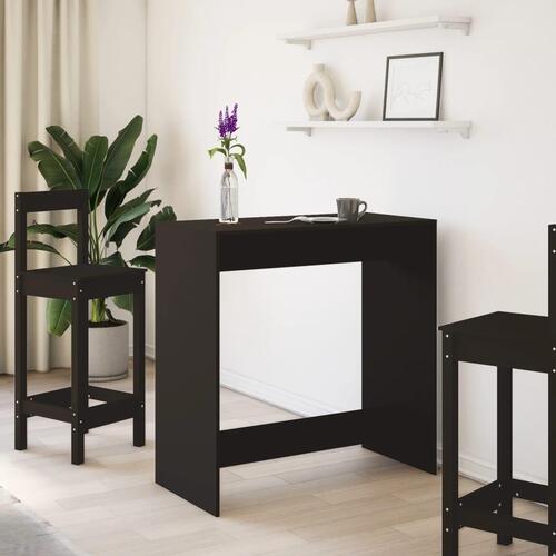 Barbord 102x50x103,5 cm konstrueret træ sort